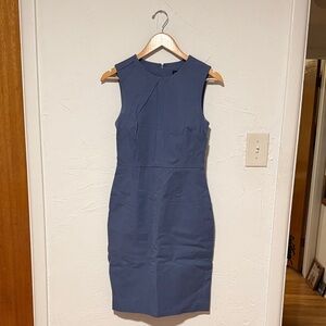 Banana Republic Elegant Blue Midi Dress